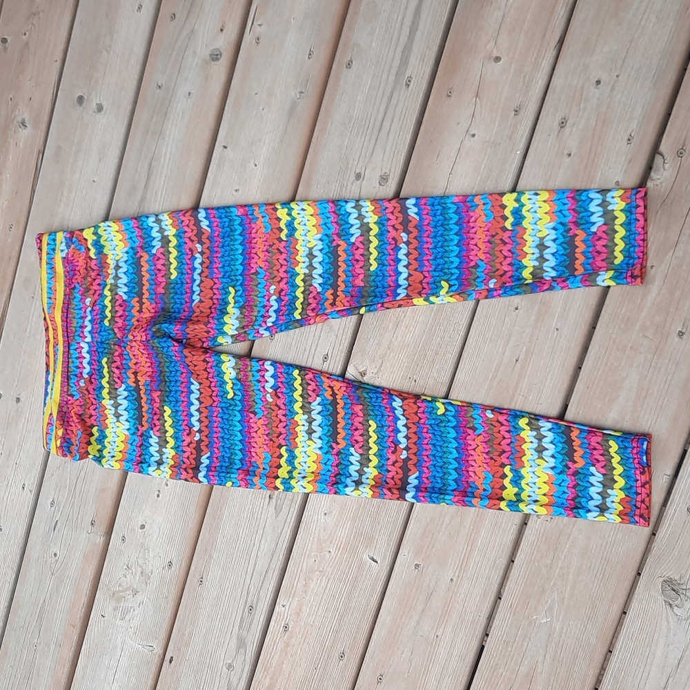 Faux knit leggings